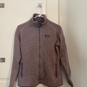 Women Patagonia Better Sweater Jacket , Size M, Color- purple